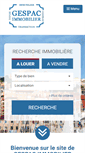 Mobile Screenshot of gespac-immobilier.com
